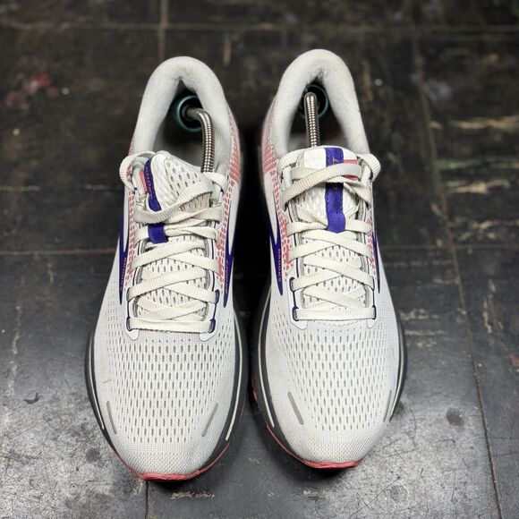 Brooks Ghost 14 Womens Shoes Size 9 White Running Walking Athletic Sneakers - Picture 3 of 5